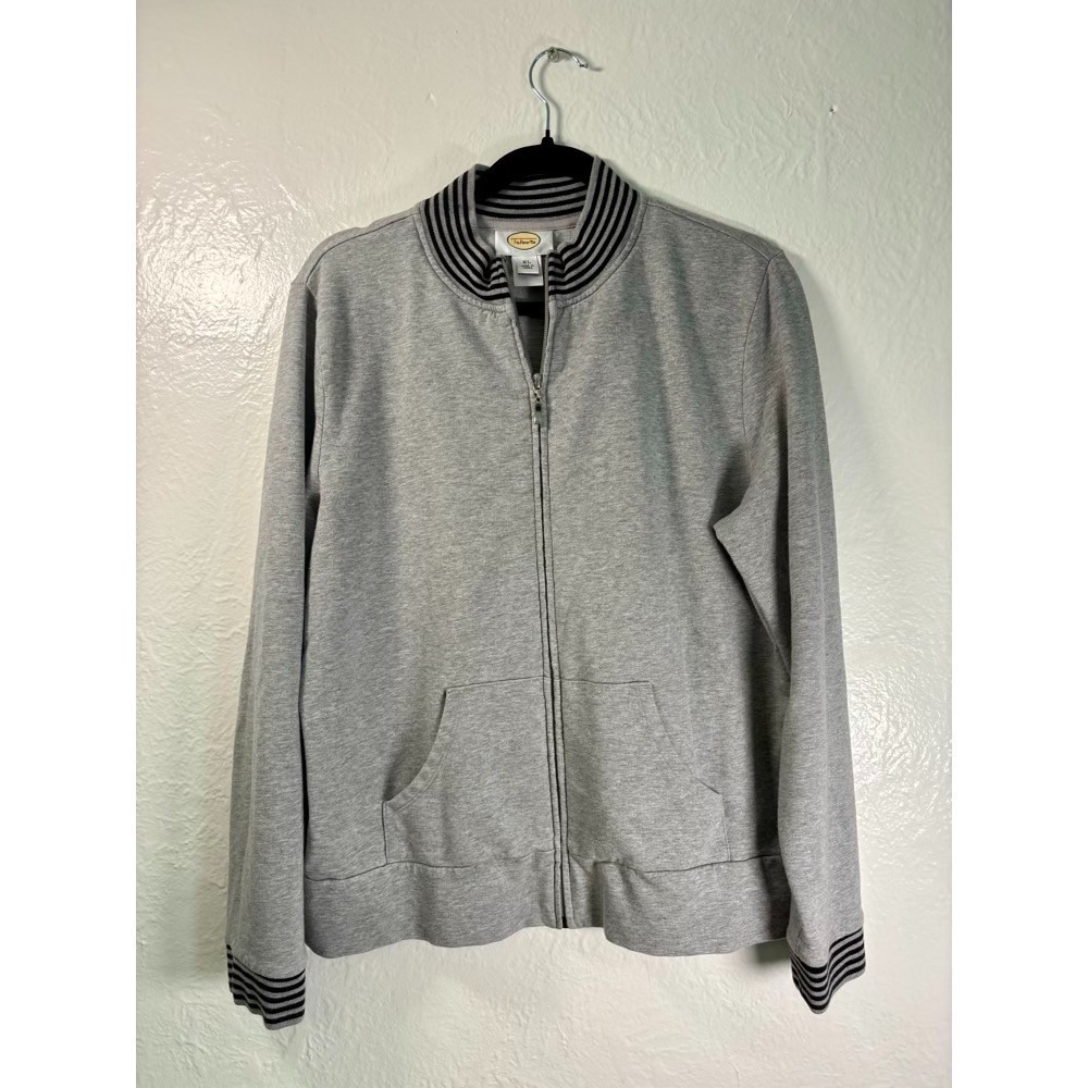 Talbots Full‎ Zip Sweatshirt Jacket Size XL Athleisure Sportswear Outdoors Retro